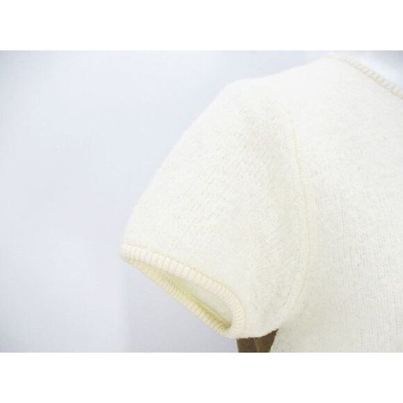 Lanvin Paris Two-Tone Wool Knit Zip Top Size 38 French - Picture 5 of 8